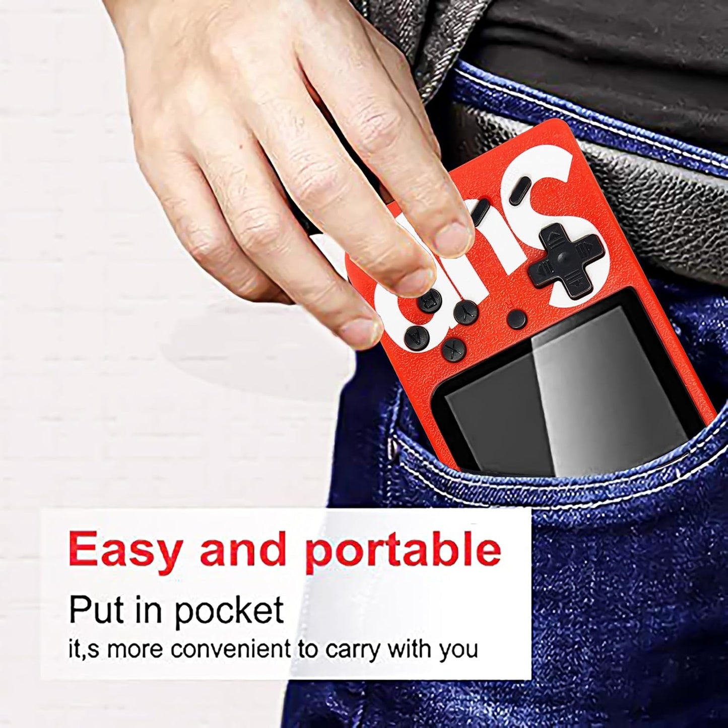 400-in-1 Handheld Retro Game Console | Dual Player | Rechargeable | TV Output