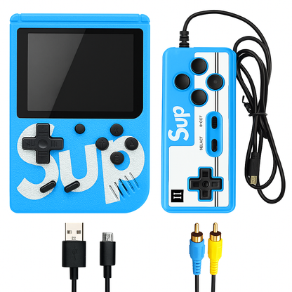 400-in-1 Handheld Retro Game Console | Dual Player | Rechargeable | TV Output